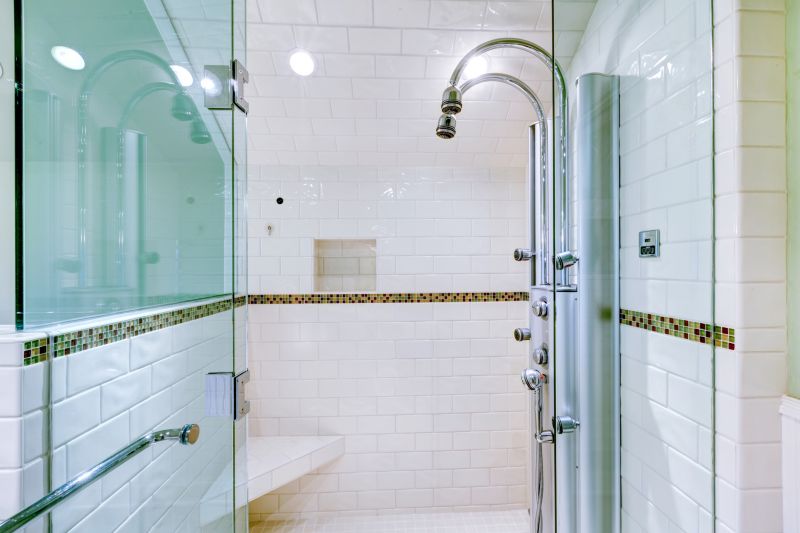 Spa-Style Shower with Multiple Heads
